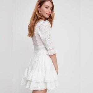Sunday Best Linen White Mini Dress 00